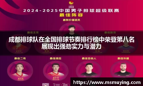 成都排球队在全国排球节奏排行榜中荣登第八名展现出强劲实力与潜力